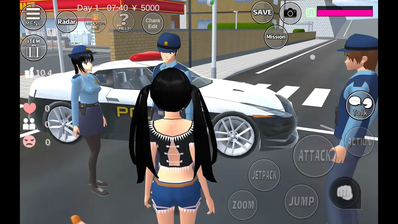 เมื่อเพื่อนฉันโดนรถชนตุย | พี่เกล Channel #sakuraschoolsimulator 