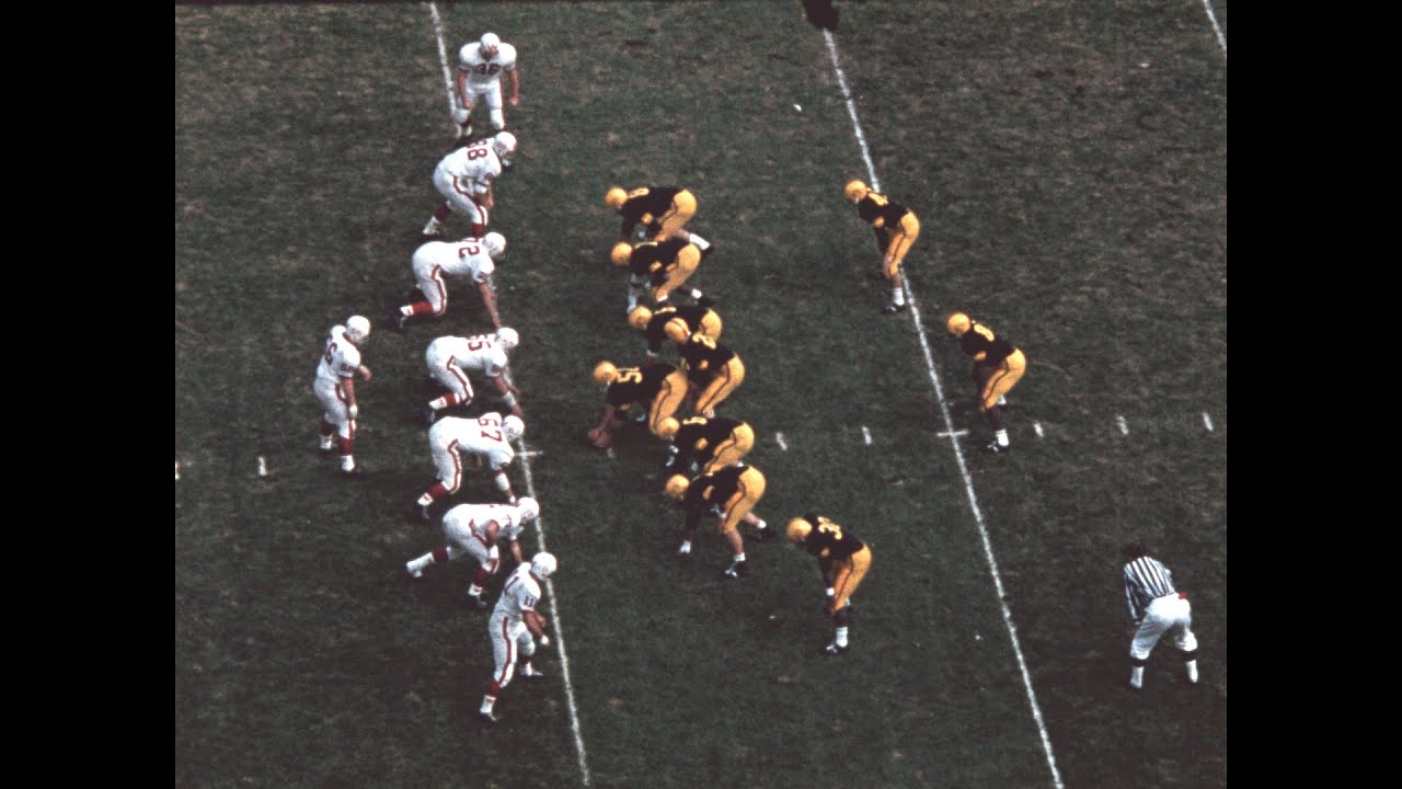 Football U S A -- University of Iowa -- 1961 --  the spectacle of college football