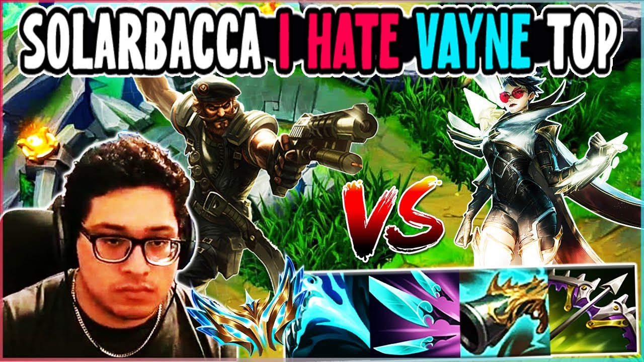 SOLARBACCA Gangplanks Vs Vayne TOP - NA Challenger - Patch 13.24