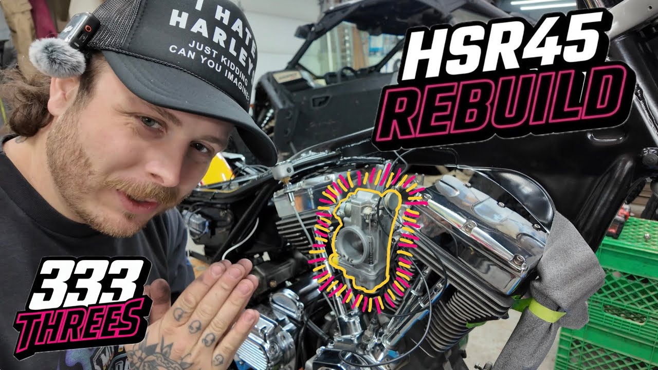 Mikuni HSR45 refresh for the 107ci FXR build.
