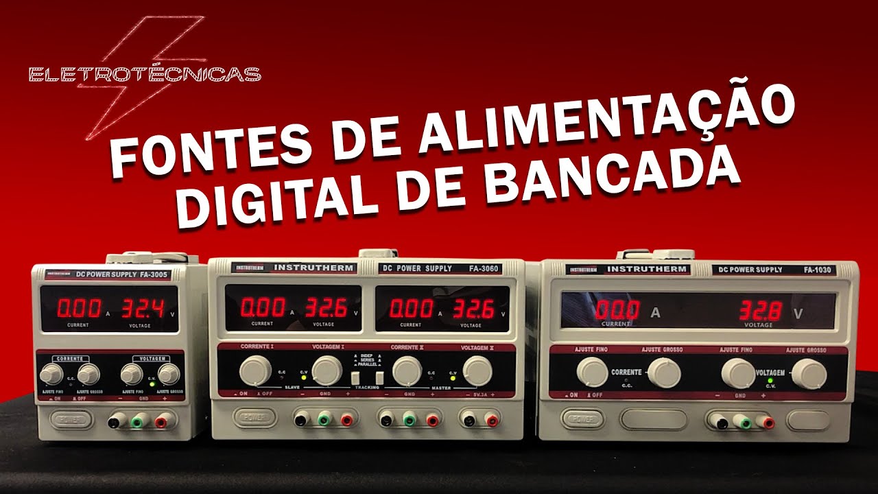 Fontes de Alimentação Digital de Bancada