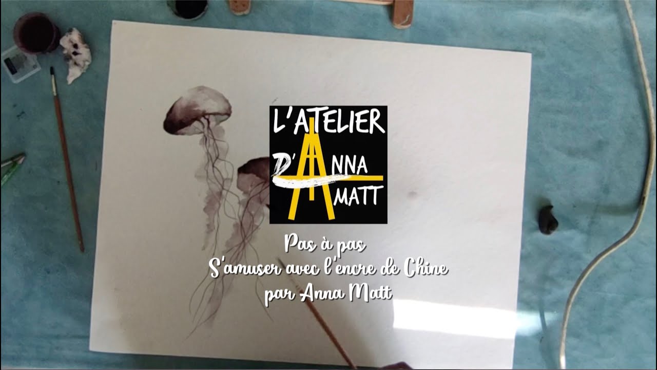 Pas à pas - S'amuser avec l'encre de Chine