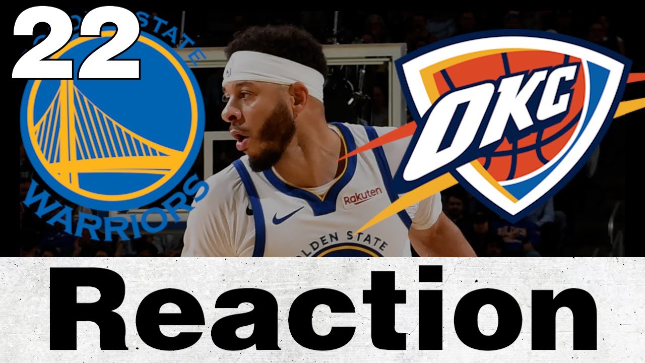 Reaction - NBA 25-26常規賽 勇士vs雷霆 (G22) - Seth Curry登場！ 有當跑動射手的能力嗎？