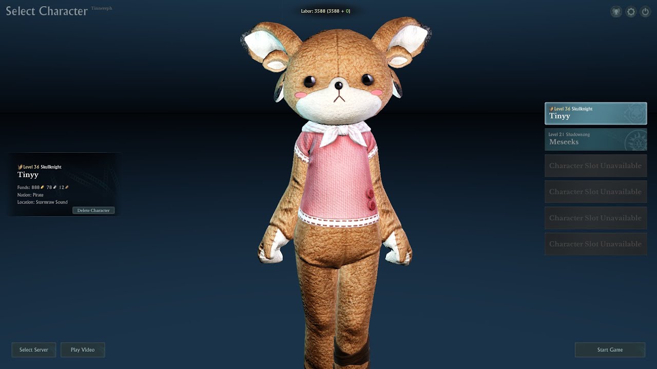 ArcheAge Unchained Cloth Tank 2020
