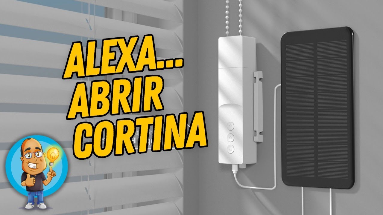 Robô para Cortinas Persianas | Muito Fácil Automatizar sua Cortina Persiana | Funciona com Alexa