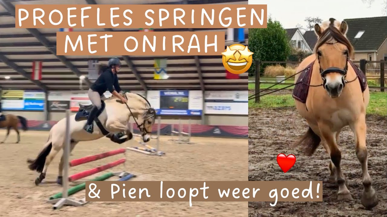Onirah mee naar PROEFLES SPRINGEN & Pien NIET MEER KREUPEL 🤩🤩
