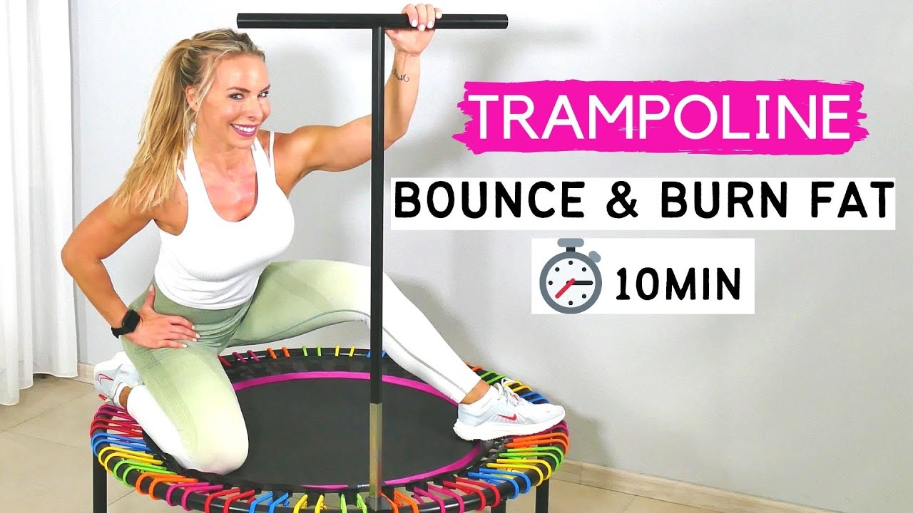 10 minute INTENSE rebounder workout | Bounce HIIT workout for weight loss