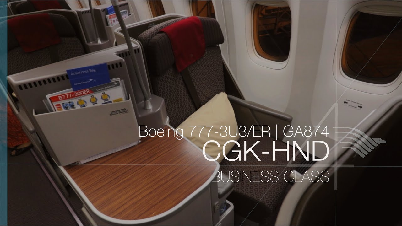 Garuda Indonesia Boeing 777 Business Class Experience | GA874 CGK-HND