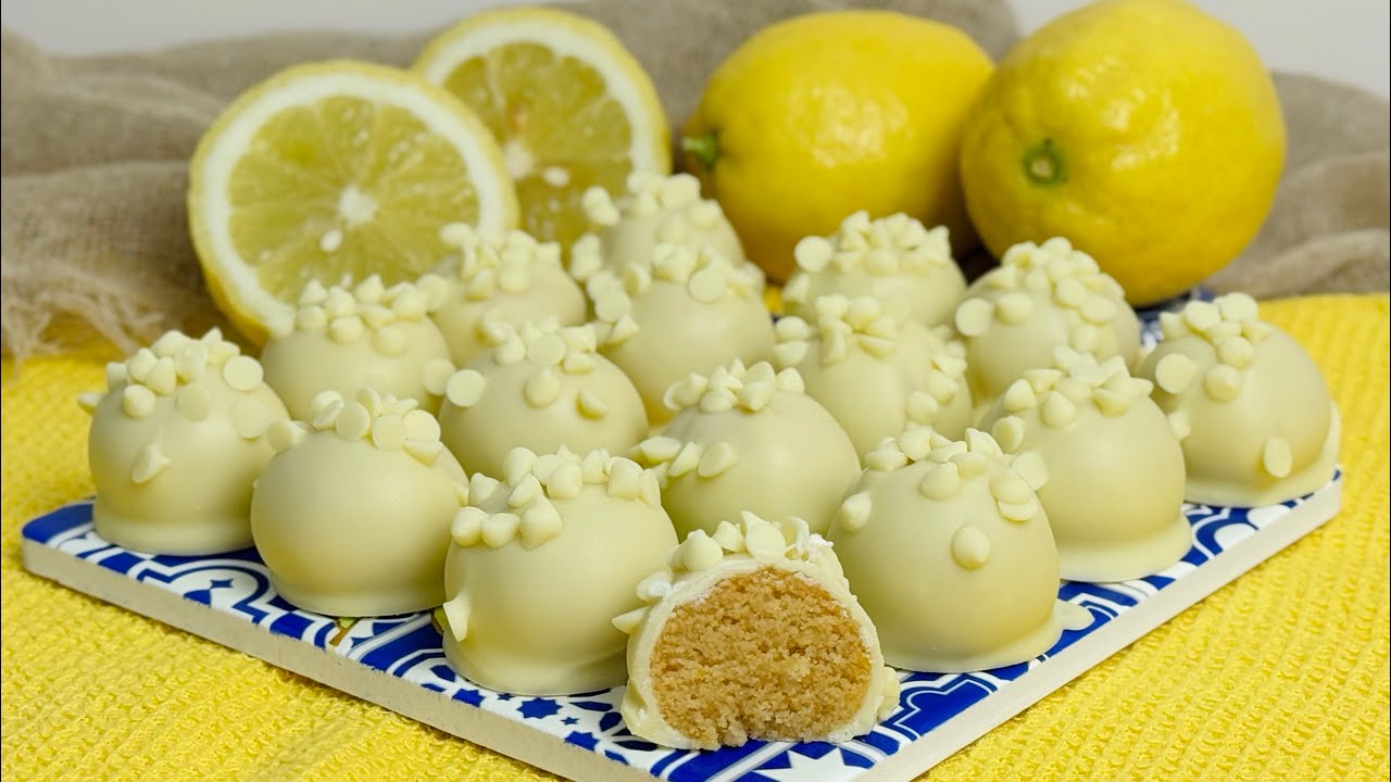 Tartufini al Limone e Cioccolato Bianco 