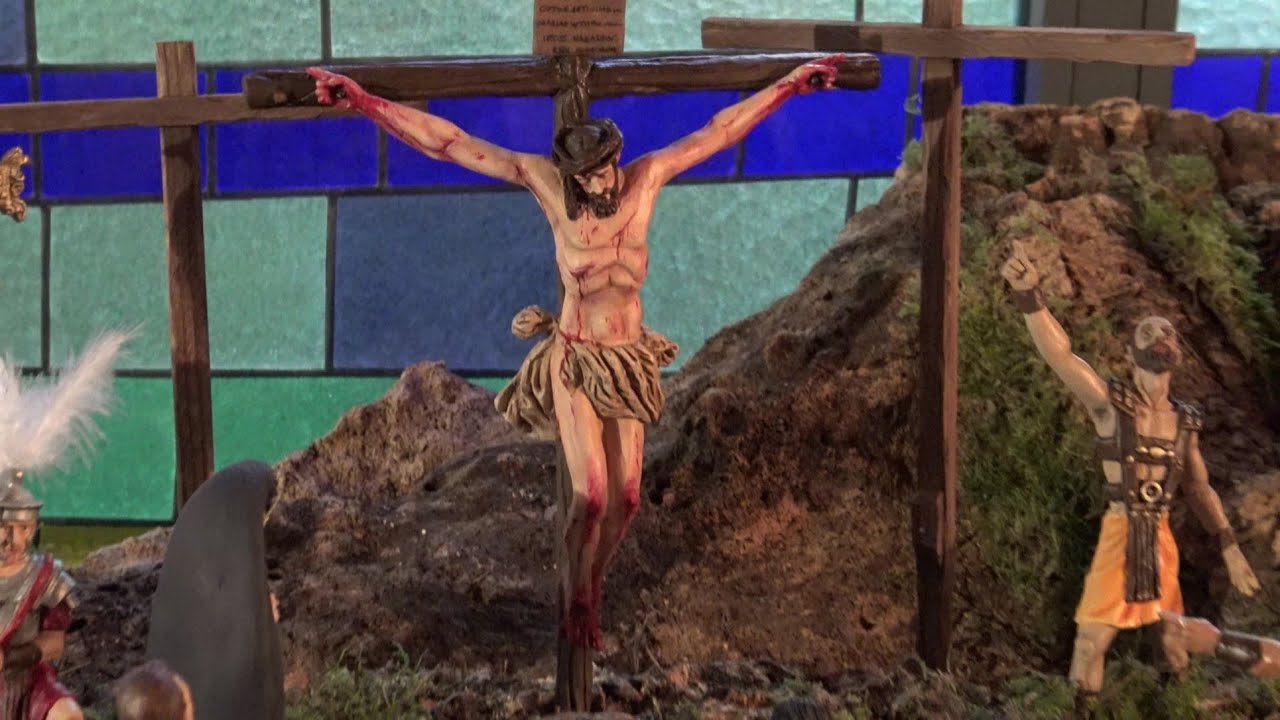 Semana Santa en Madrid 2023: Belén de La Pasión de la Parroquia de San León Magno (Arganzuela)