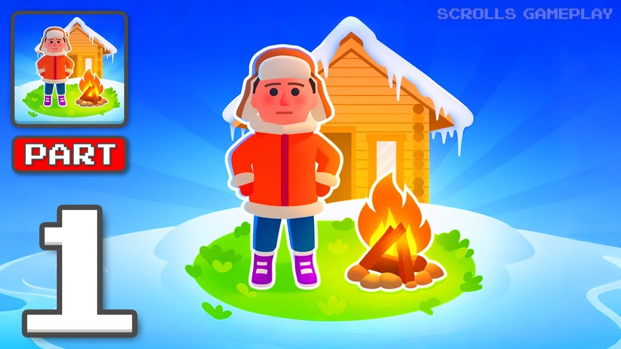 Icy Mansion - Gameplay Walkthrough Part 1 - Frosty Estate Builder (iOS, Android)