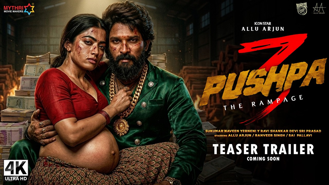 Pushpa 3: The Rampage - Hindi Trailer | Allu Arjun | Vijay Deverakonda | Rashmika Mandanna | In 2026