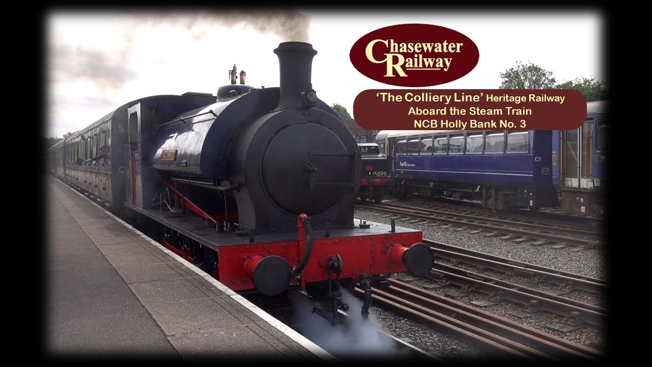 Chasewater Railway  Steam Train Ride. Aug 2024