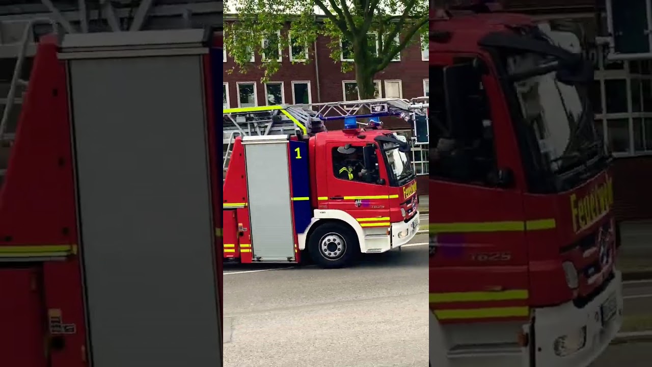 Löschzug und RTW der Feuerwache 1 Gelsenkirchen 