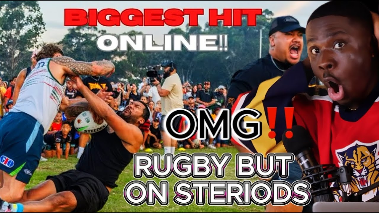 🇺🇸🇦🇺АМЕРИКАНСКАЯ РЕАКЦИЯ НА ВЫЗОВ РЕГБИ RUN IT STRAIGHT (1 НА 1) ВПЕРВЫЕ😱😱🔥🔥