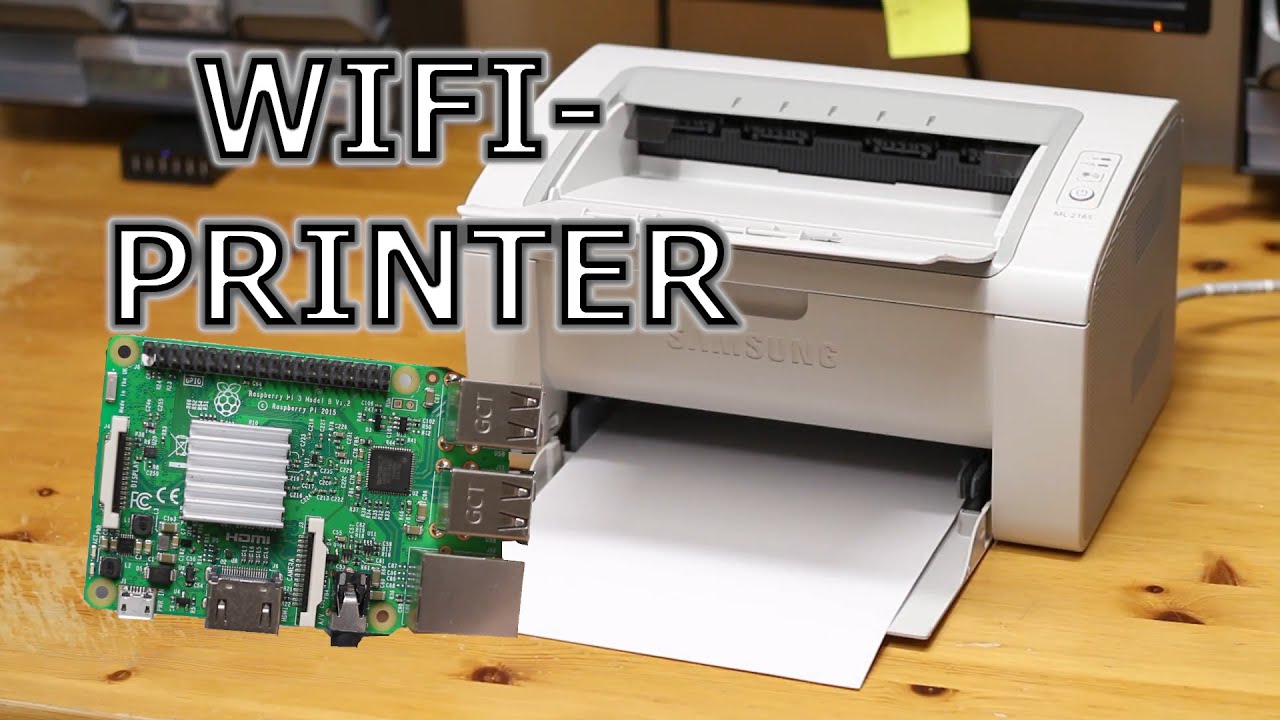 Принтер с поддержкой WiFi на базе Raspberry Pi 3 и USB-принтера