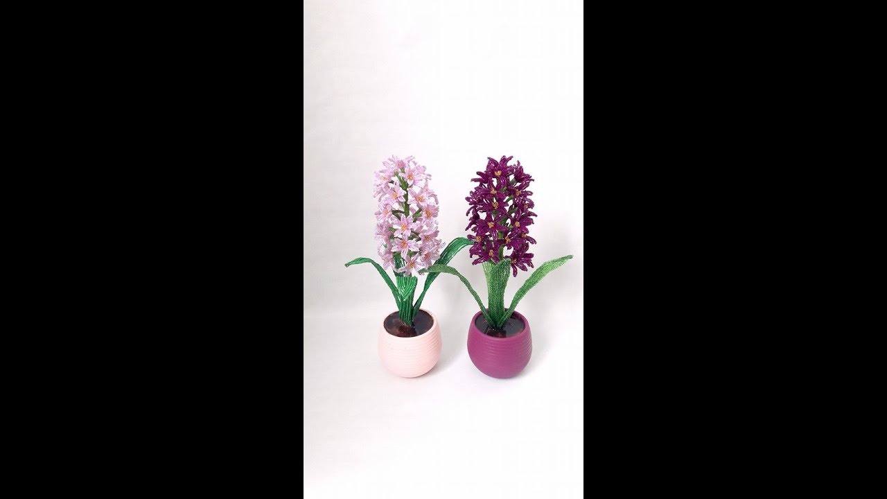 Зюмбюл от мъниста/ Beaded hyacinth/ Гиацинт из бисера МК