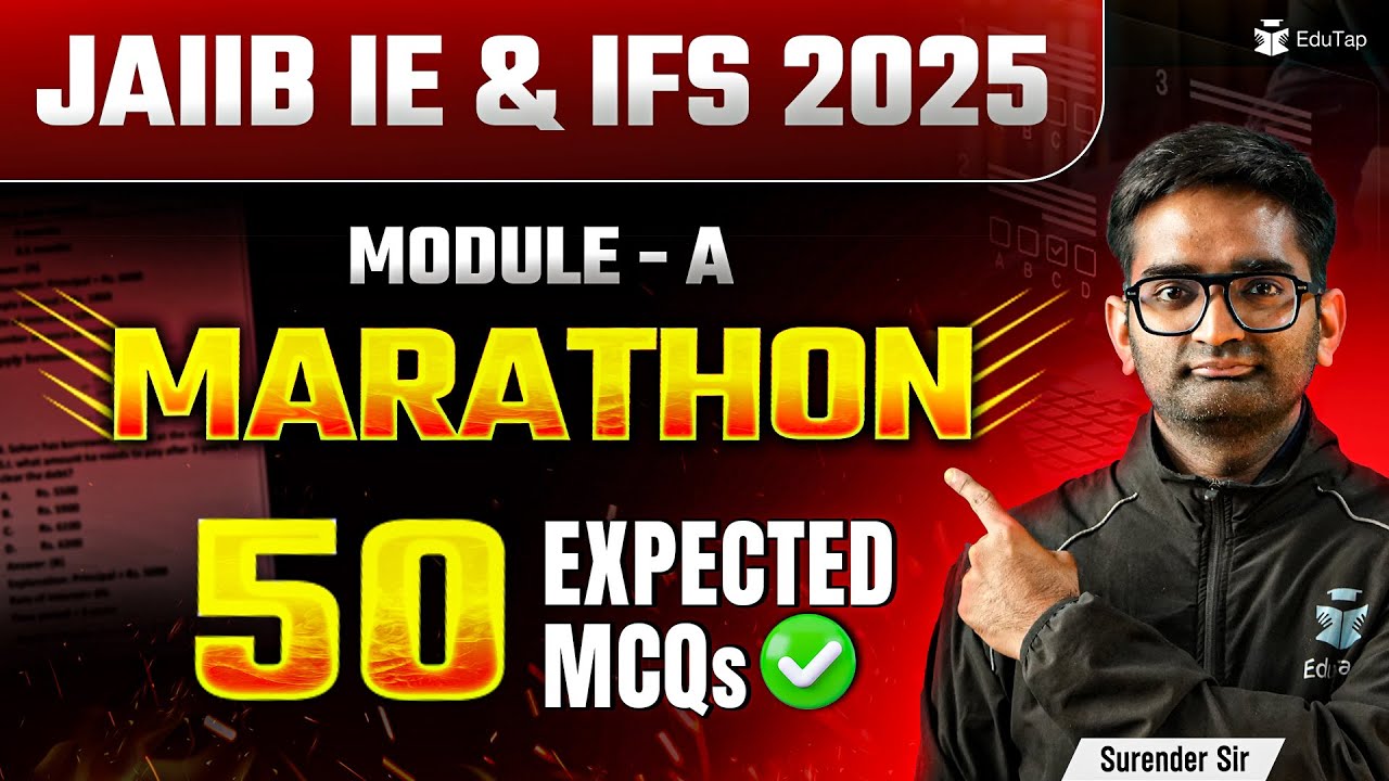 JAIIB May 2025 IE and IFS Marathon | JAIIB IE and IFS MCQ Questions | JAIIB IE and IFS Preparation