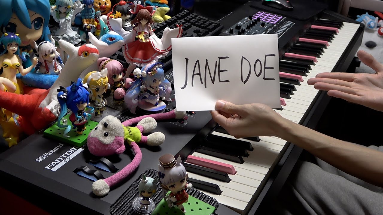 【ピアノ】「JANE DOE」を弾いてみた【チェンソーマン レゼ篇 ED】