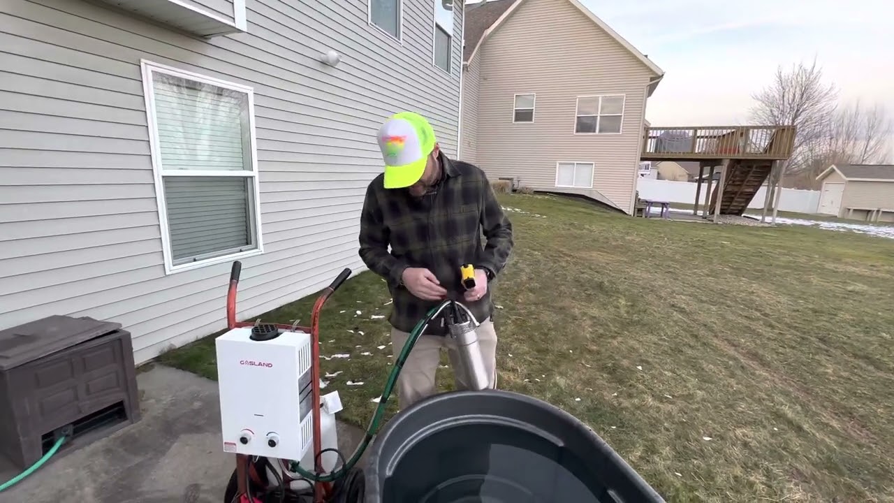 Introducing the Hot Tub Heater 1000: Your Portable Solution for Instant Hot Water Anywhere!