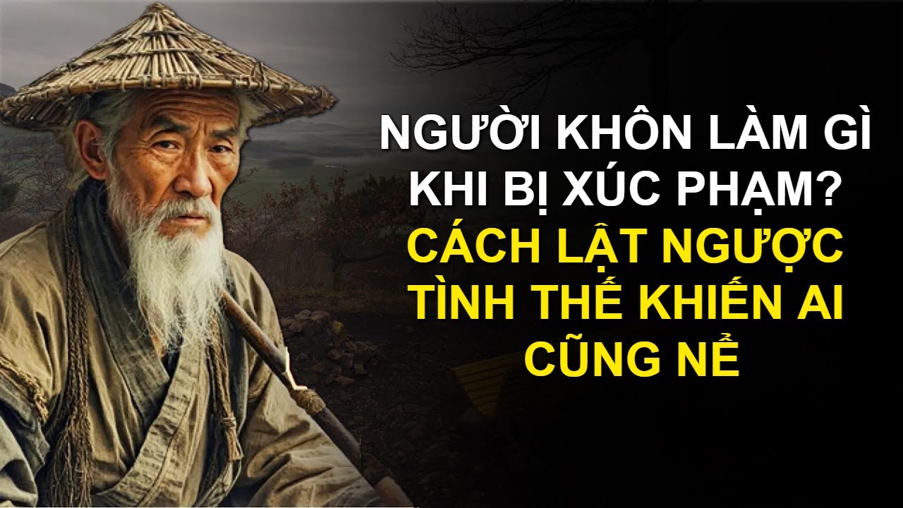 NGƯỜI KHÔN LÀM GÌ KHI BỊ XÚC PHẠM? CÁCH LẬT NGƯỢC TÌNH THẾ KHIẾN AI CŨNG NỂ - ĐỨC TÍNH