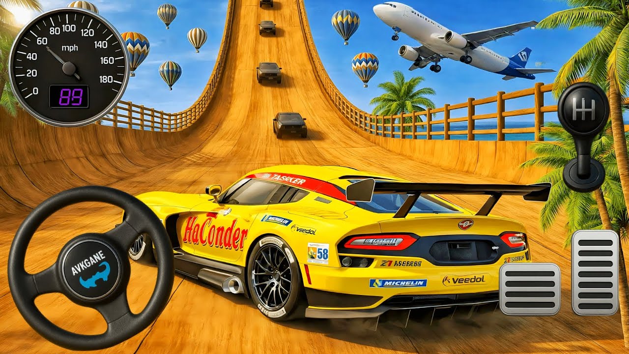 Ultimate Mega Ramp Race 3D Challenge – GT Car Stunt Master Simulator – Android Gameplay 2026