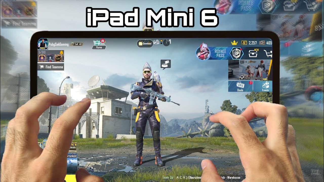 iPad Mini 6 🔥PUBG HANDCAM ❤ 4 Fingers Claw / EXTREME Sensitivity Test