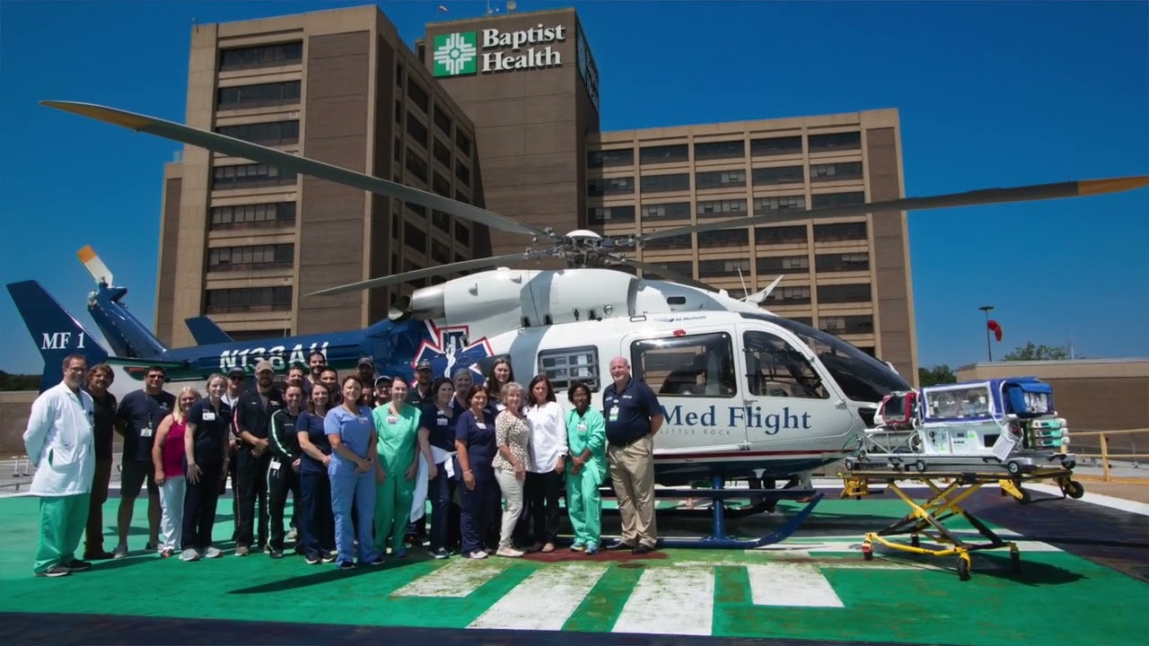 Baptist Health Pastoral Care Director Blesses New MedFlight Helicopter