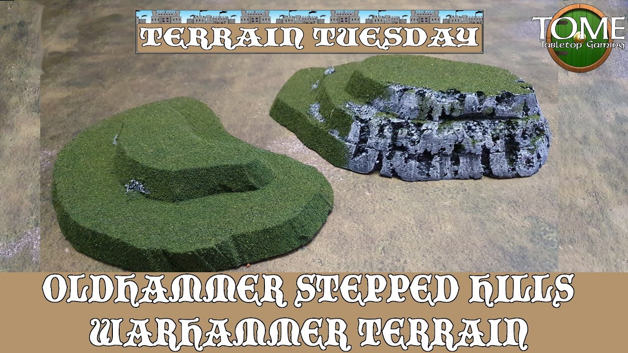 Warhammer Oldhammer Stepped Hill Terrain Guide