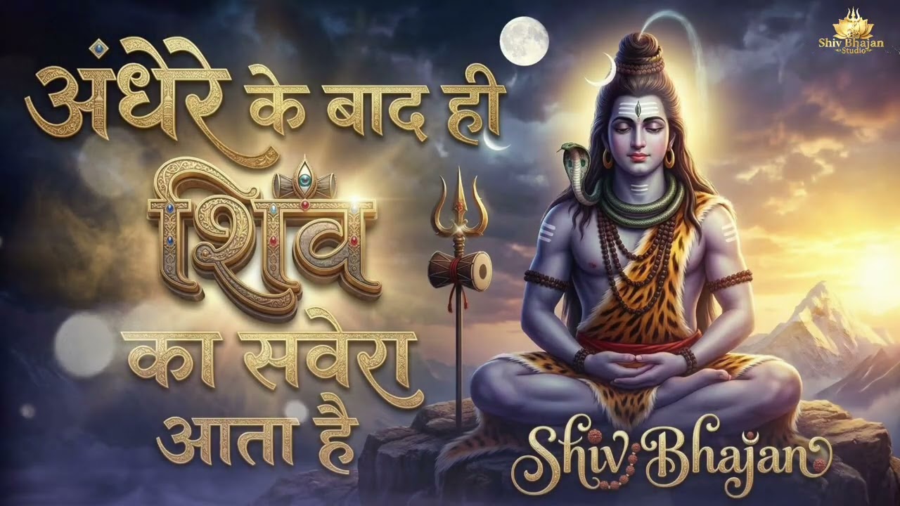 अंधेरे के बाद ही शिव का सवेरा आता है 🔱 | Heart Touching Shiv Bhajan | Mahadev Motivation 2026