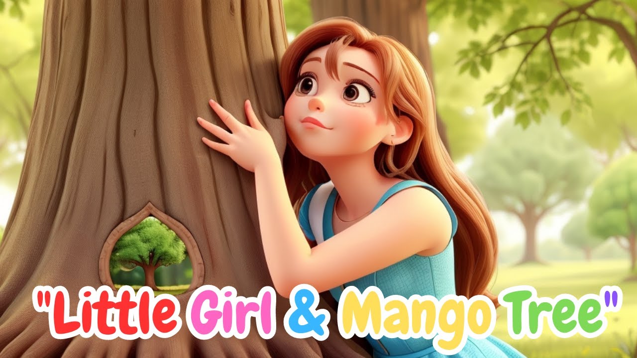 Little Girl & Mango Tree In English - MORAL STORY FOR KIDS || BEDTIME HUT STORIES - KIDS STORIES