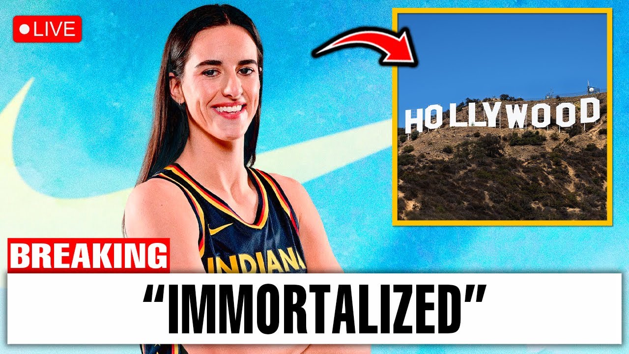 Nike IMMORTALIZES Caitlin Clark On Hollywood Boulevard - This Is MASSIVE!
