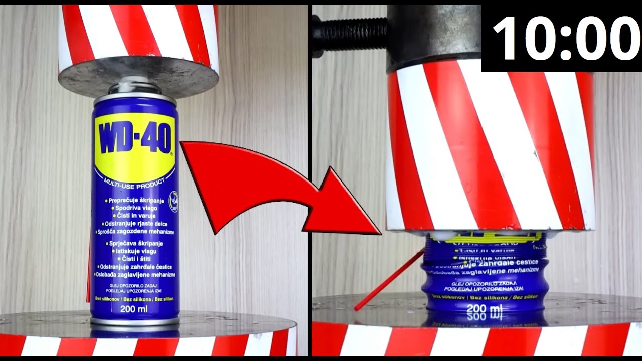 #2 satisfying video. Hydraulic Press |SMR| (10 minutes countdown)