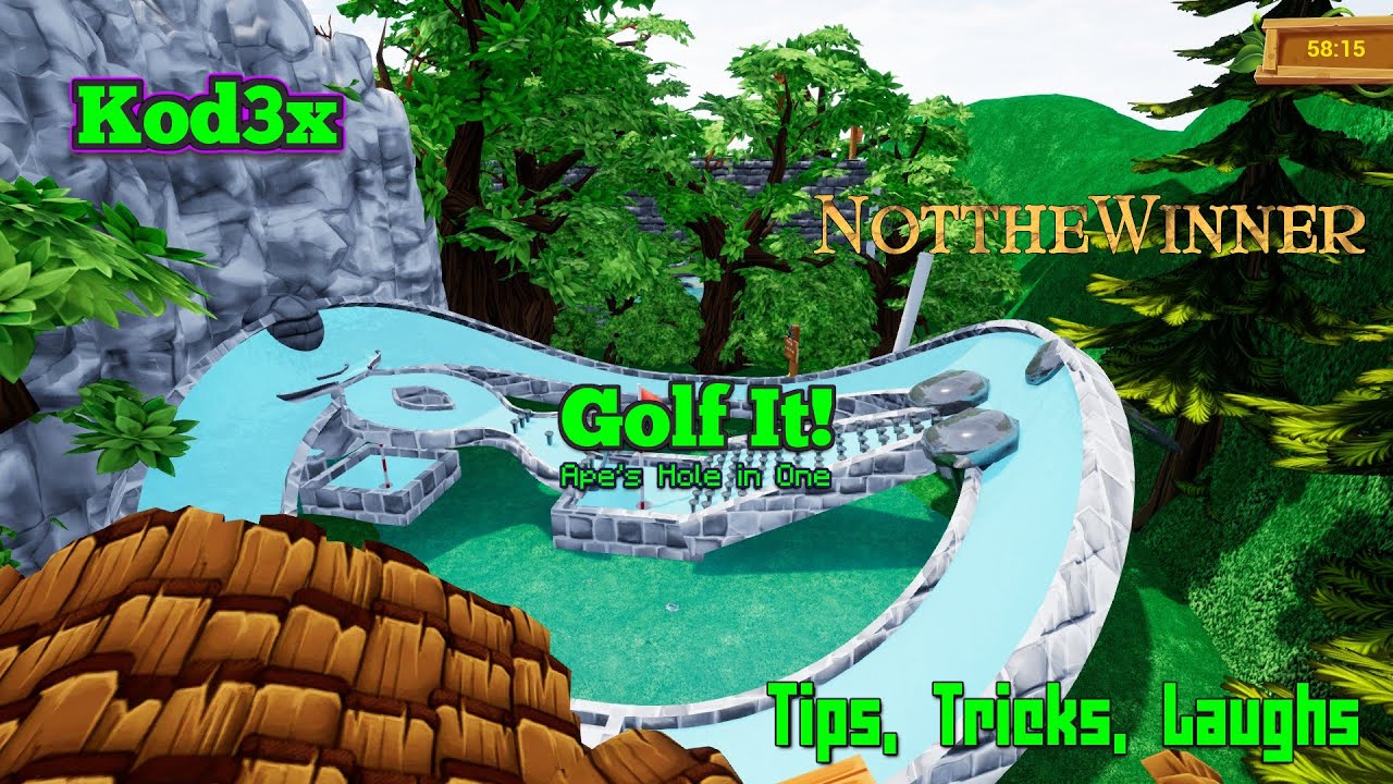 Golf It! Steam Workshop P1 - Ape's Hole in 1 A New Course