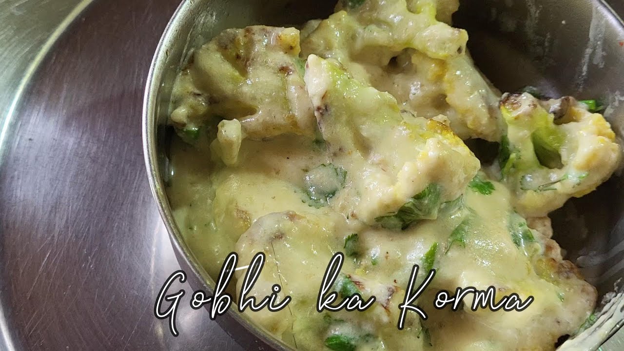 Classic Gobhi Ka Korma Recipe | Rich Indian Gravy