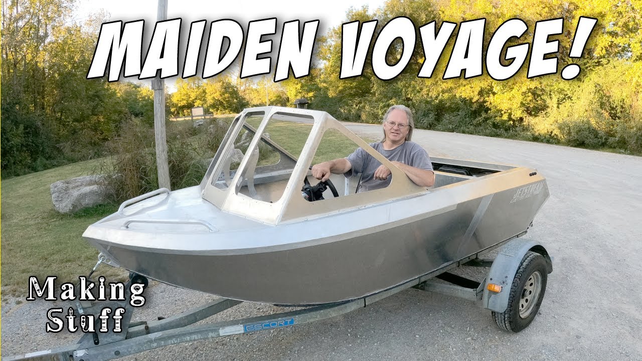 Out of the Shop and in the Water - Supercharged Mini Jet Boat's Maiden Voyage!