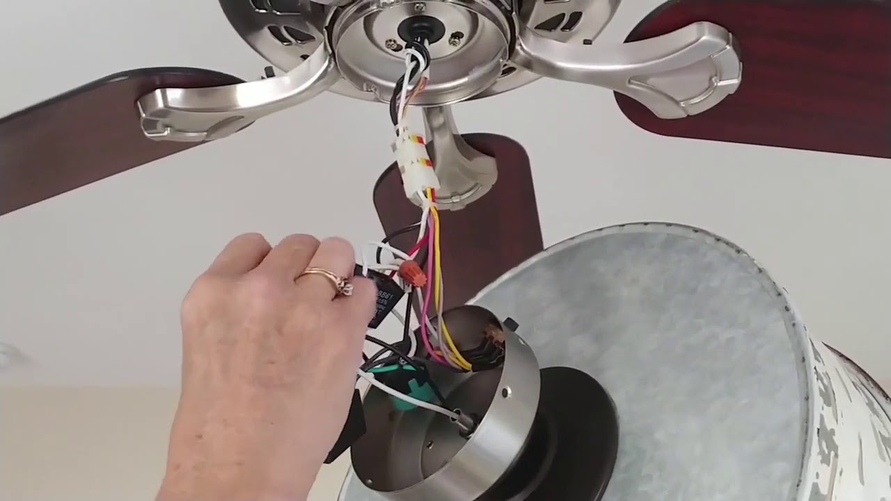 Quickly Install a Unique Ceiling Fan Light Kit   5 min  max