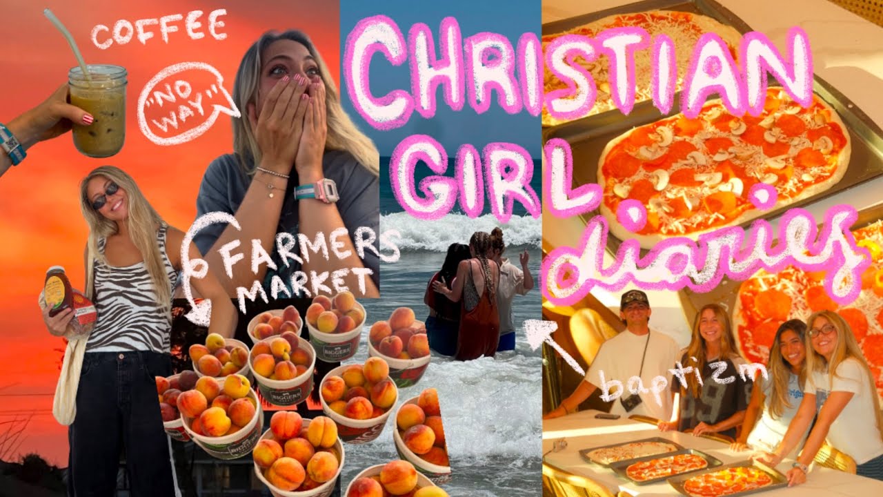 CHRISTIAN GIRL DIARIES EP. 4 | healthy era, new friends, beach days, farmers market etc.