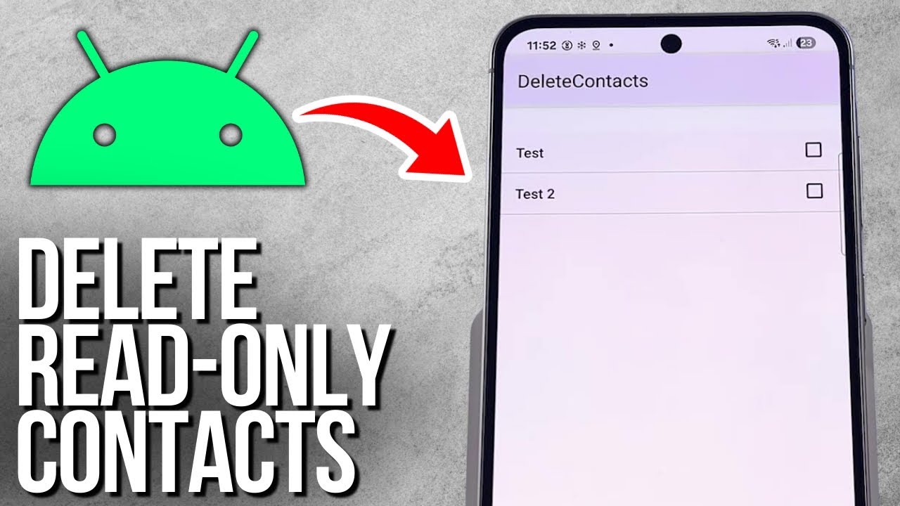 How to Permanently Delete Read-Only Contacts from Any Android Device - Easy Guide!