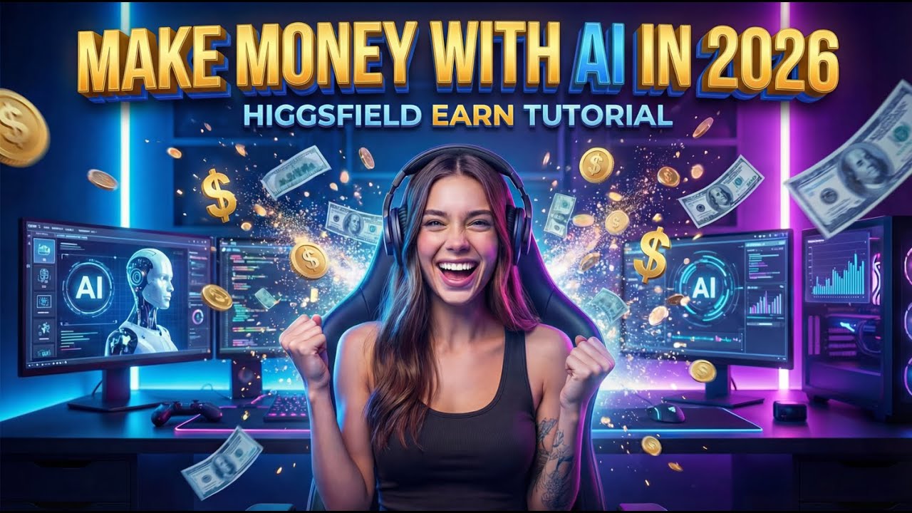 How to Make Money with AI Influencer Studio in 2026: Higgsfield EARN Tutorial 💸