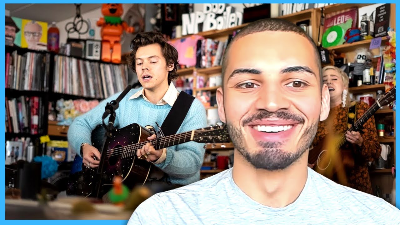 FIRST TIME HEARING HARRY STYLES - NPR Music Tiny Desk Concert REACTION