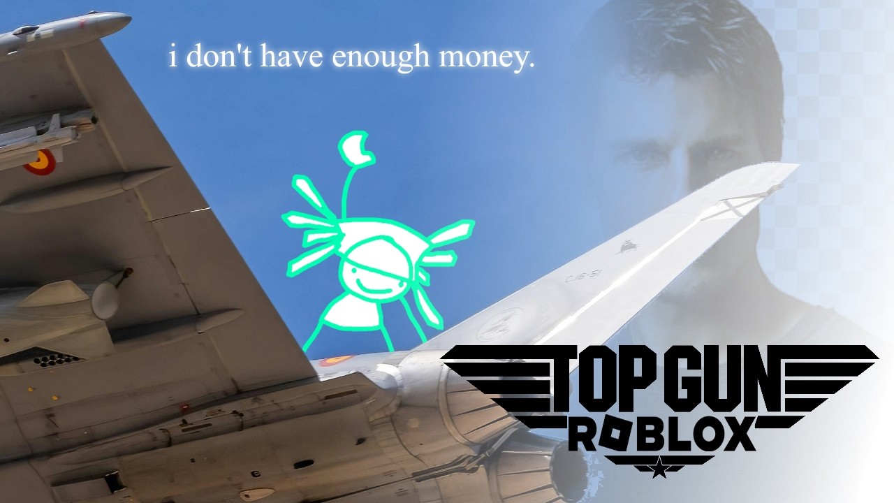 TOP GUN MAVERICK IN THE ROBLOX.