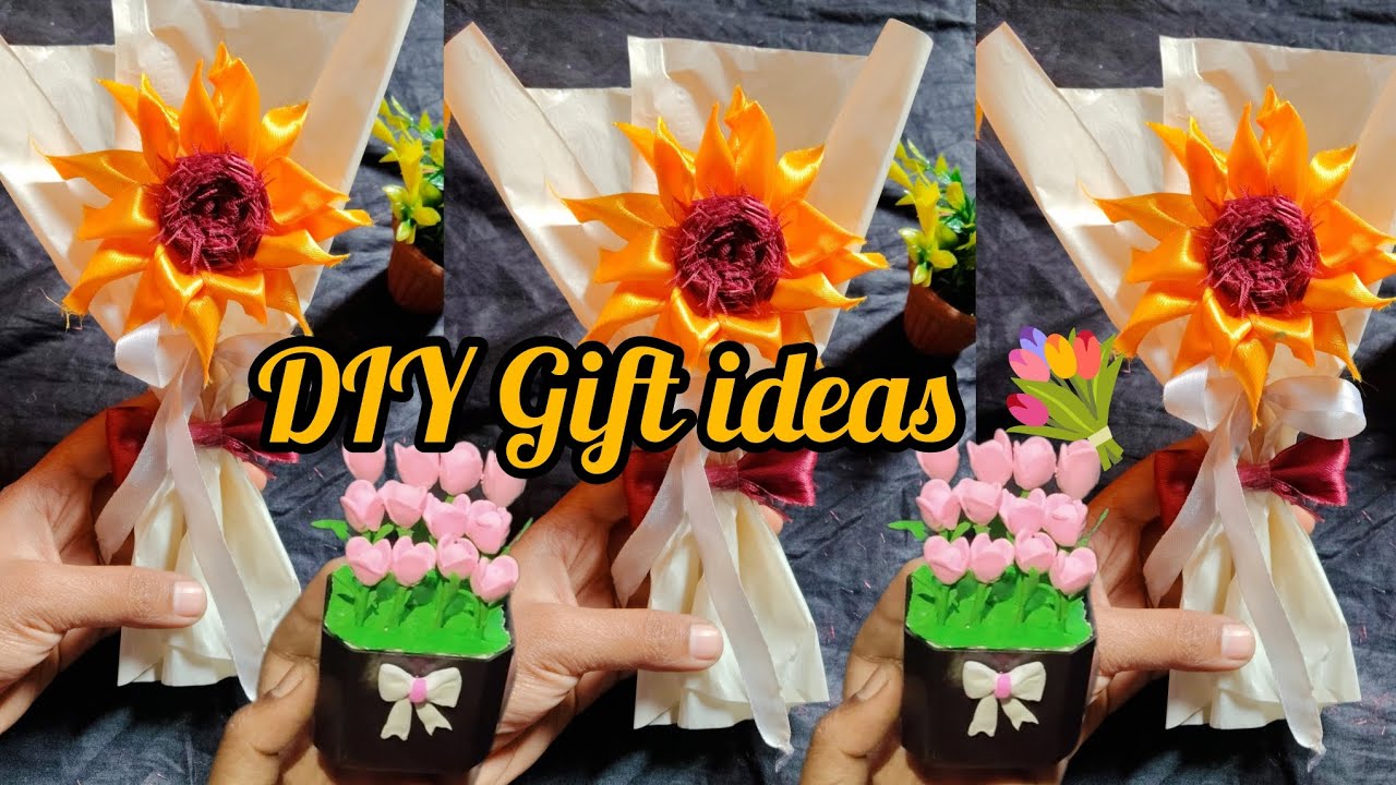 DIY Gift Bouquet  💐/DIY Flower Bouquets gift ideas 