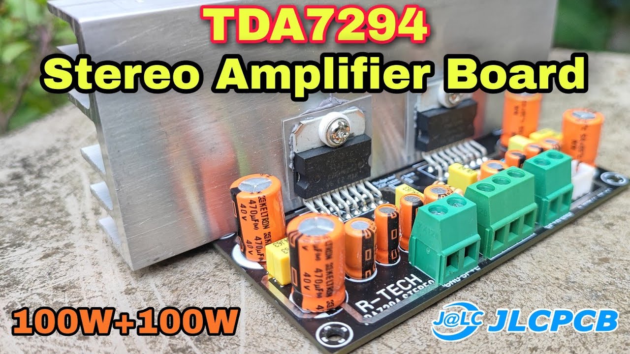 TDA7294 Amplifier Board (Stereo mode and bridged mono mode