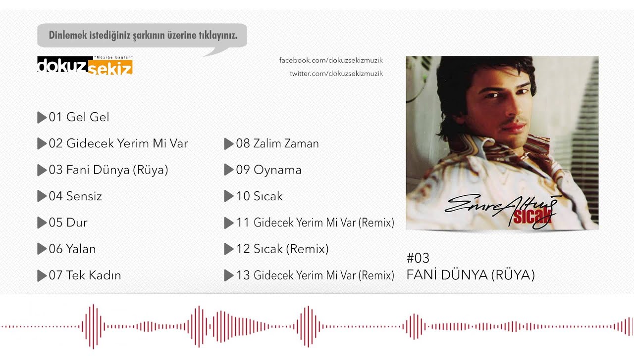 Emre Altuğ - Fani Dünya (Rüya) (Official Audio)