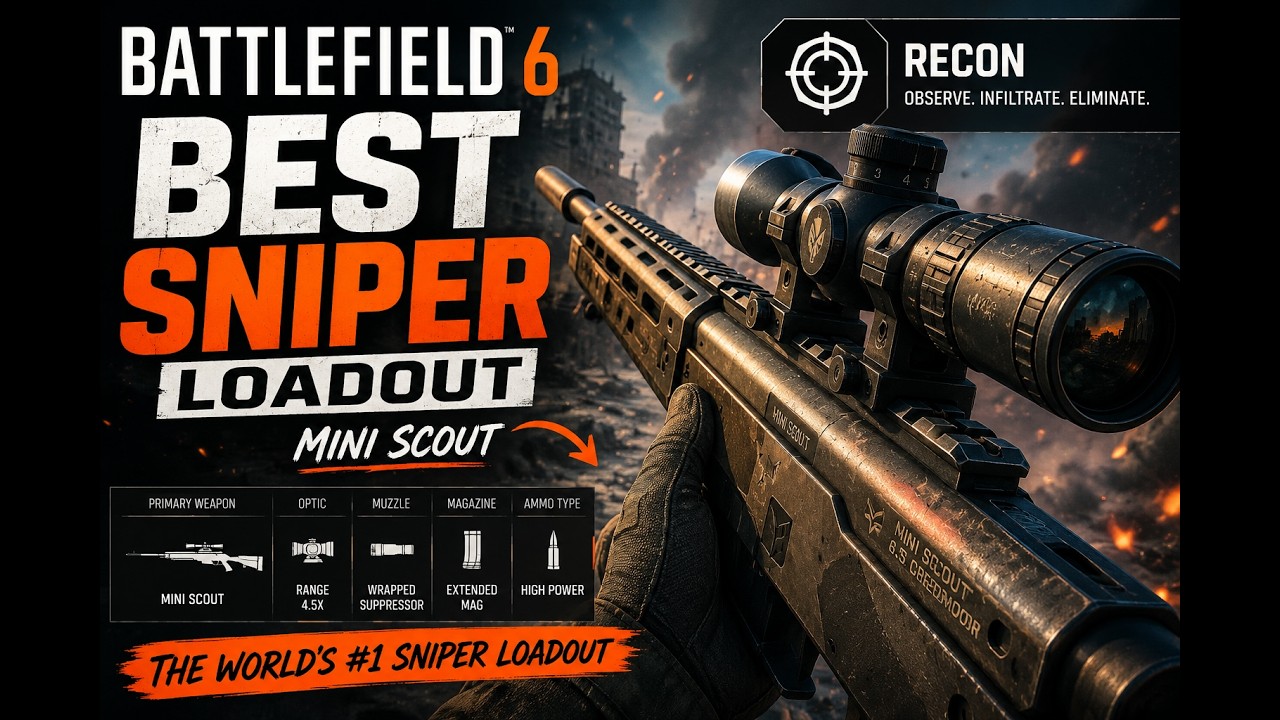 The BEST Mini Scout Loadout in Battlefield 6