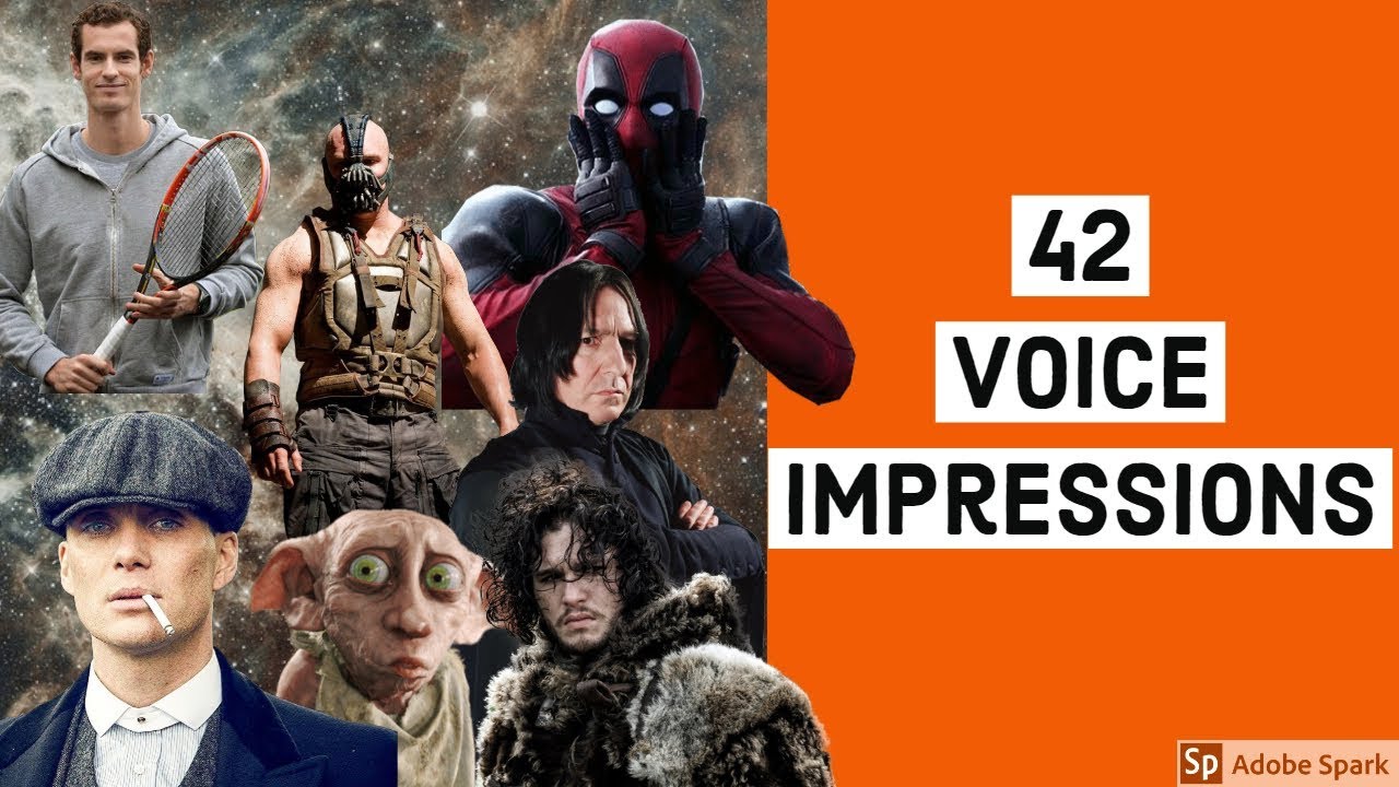 42 Voice Impressions, Marvel, Peaky Blinders, Harry Potter & More. || Scott Hill Voices