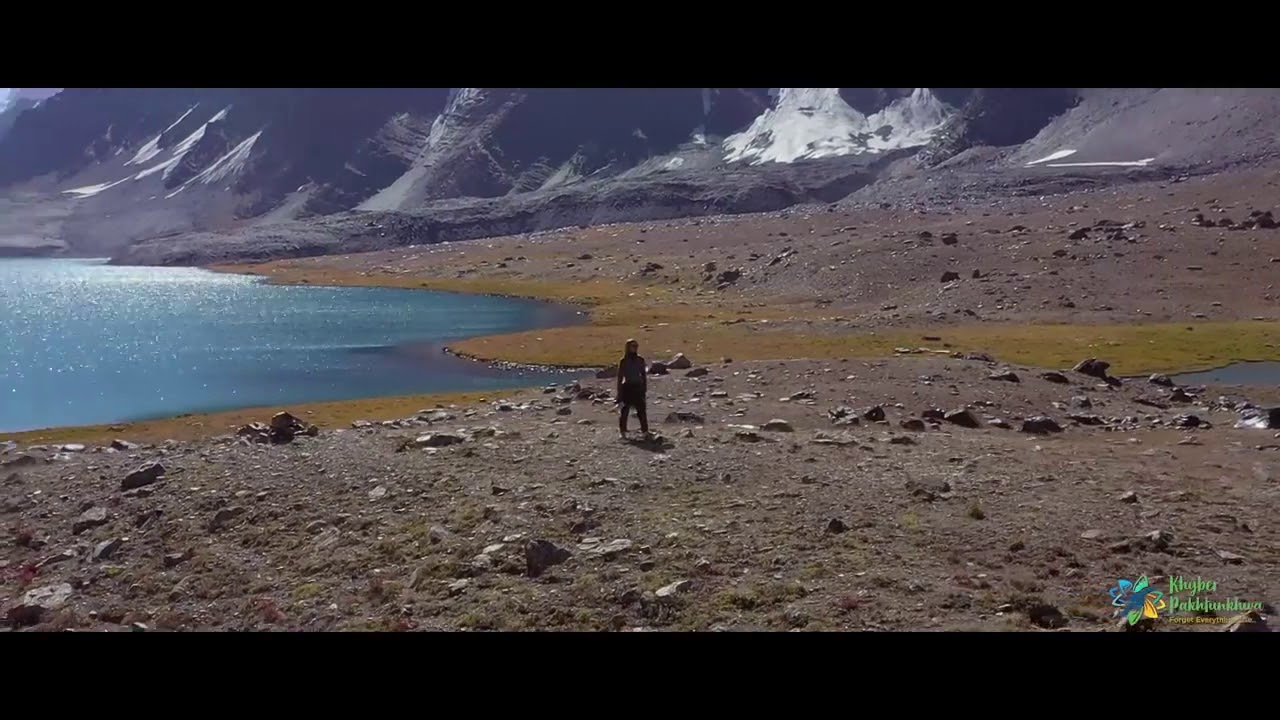 A scenic Broghil valley, which is bestowed with natural beauty including snow covered peaks, glacier