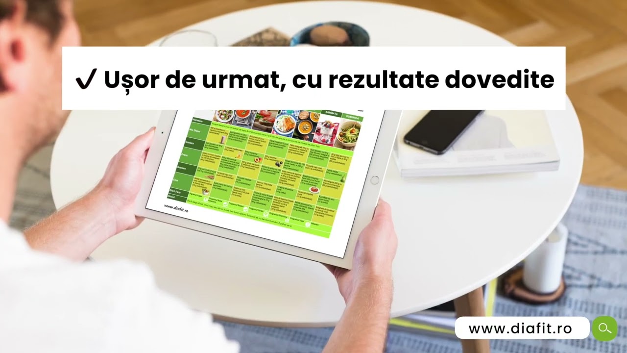 Planul Tău Alimentar Personalizat &icirc;n Diabet - Diafit.ro - TV Promo