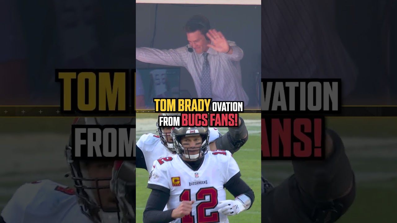 Tom Brady STANDING OVATION From Bucs Fans! 👏 #tombrady #football #nfl
